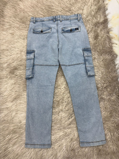 ১০০% অরজিনাল ডেনিম  কার্গো প্যান্টের অফার