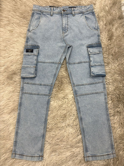 ১০০% অরজিনাল ডেনিম  কার্গো প্যান্টের অফার