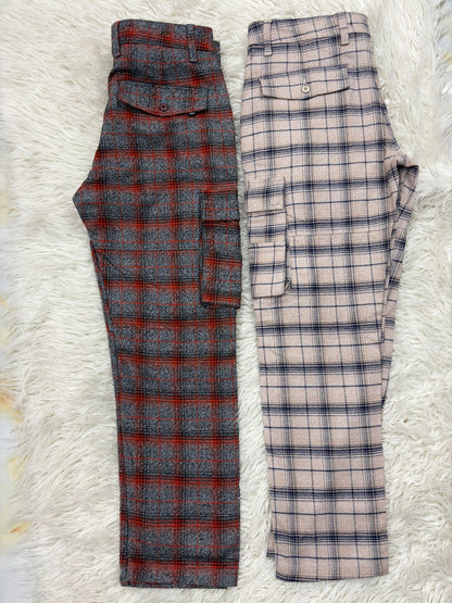 ১০০% অরজিনাল (BOSS BRAND) চেক কার্গো প্যান্টের  অফার