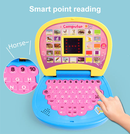 Educational Toys- Kids Learning Mini Laptop Toy with LED Display and Music