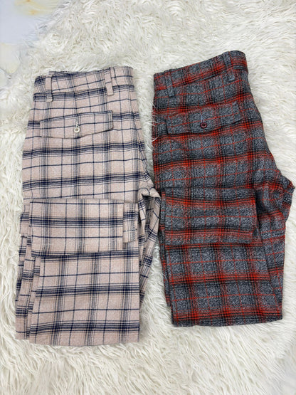 ১০০% অরজিনাল (BOSS BRAND) চেক কার্গো প্যান্টের  অফার